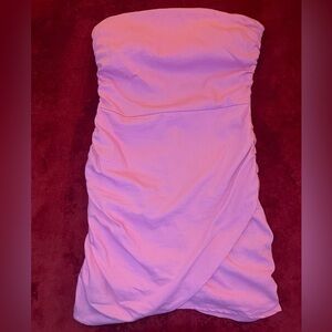 Zara Strapless Dress in Soft Pink